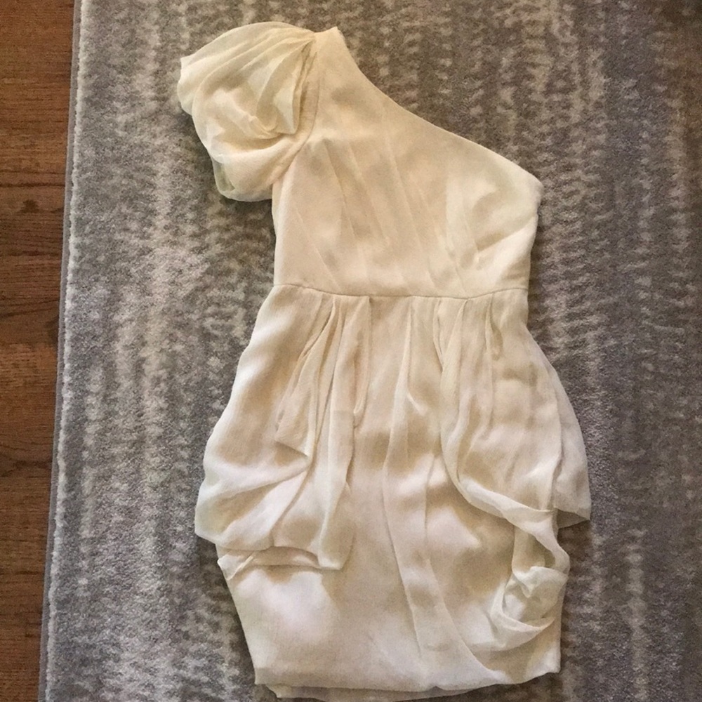 Tibi ivory dress